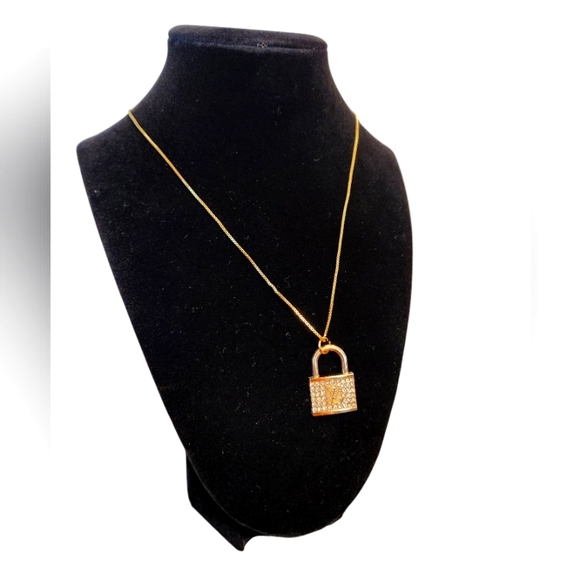 Louis Vuitton Gold Zipper Pull Necklace - Picture 1 of 6